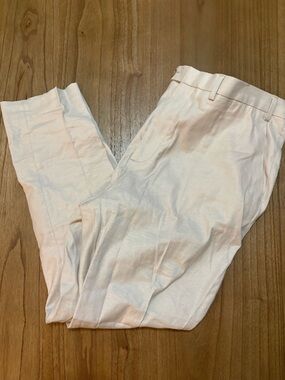 ASOS 42x30 ✨ LINEN cotton Men's Light Cream Dress Pants NWOT